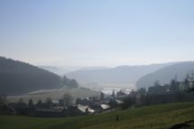 Sicht via Busswil auf Ägelsee
